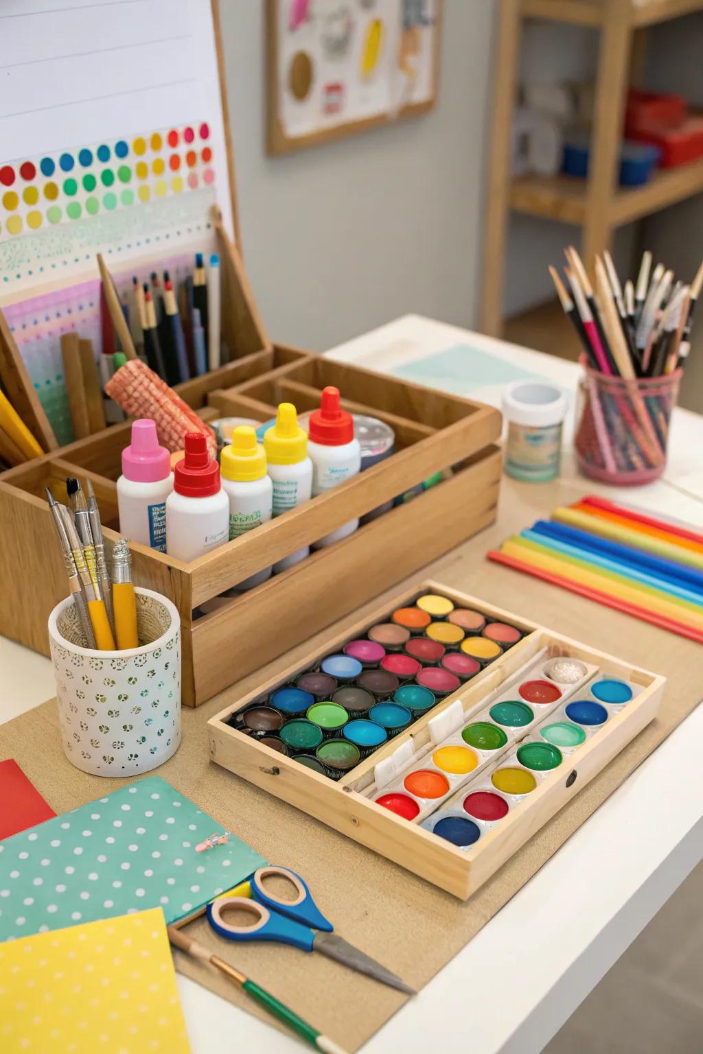 Unleash ingenuity through an enjoyable art and craft birthday celebration.