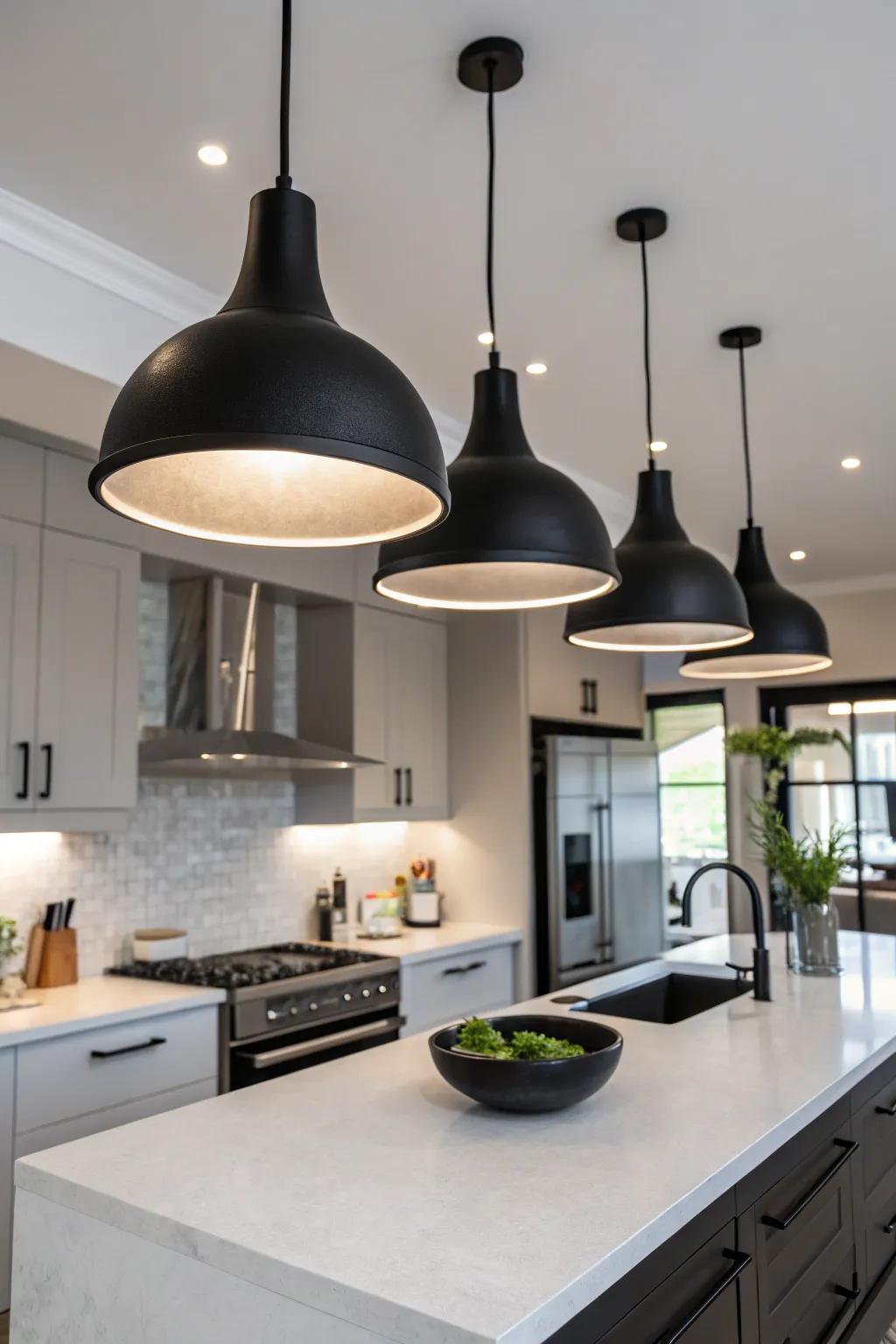 Dark matte elements provide a subtle, sophisticated appeal.