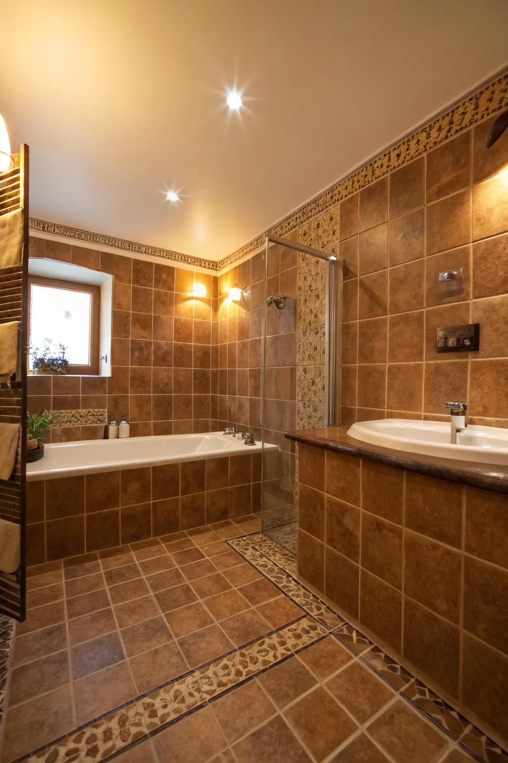 Set the tone using comforting lights.