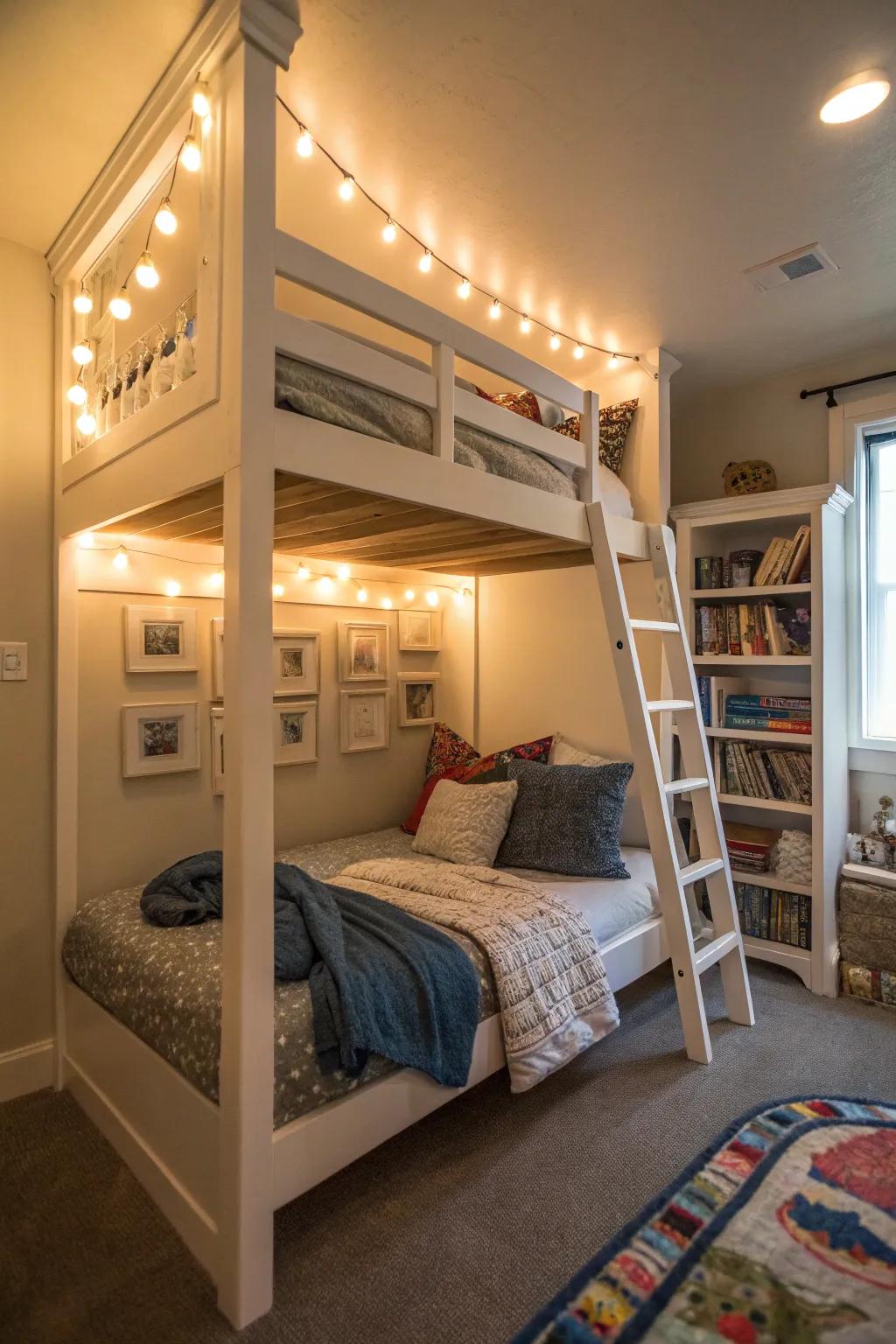 Perusing lamps transform bedtime tales into a joy.