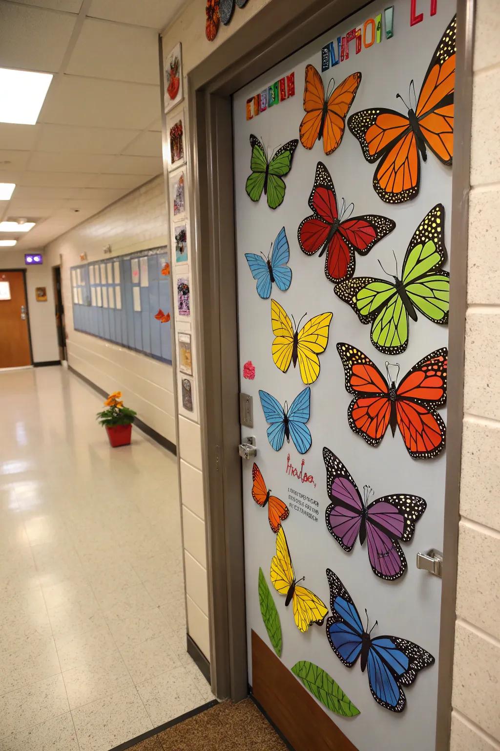 Celebrate the seasons through ever-evolving butterfly motifs.