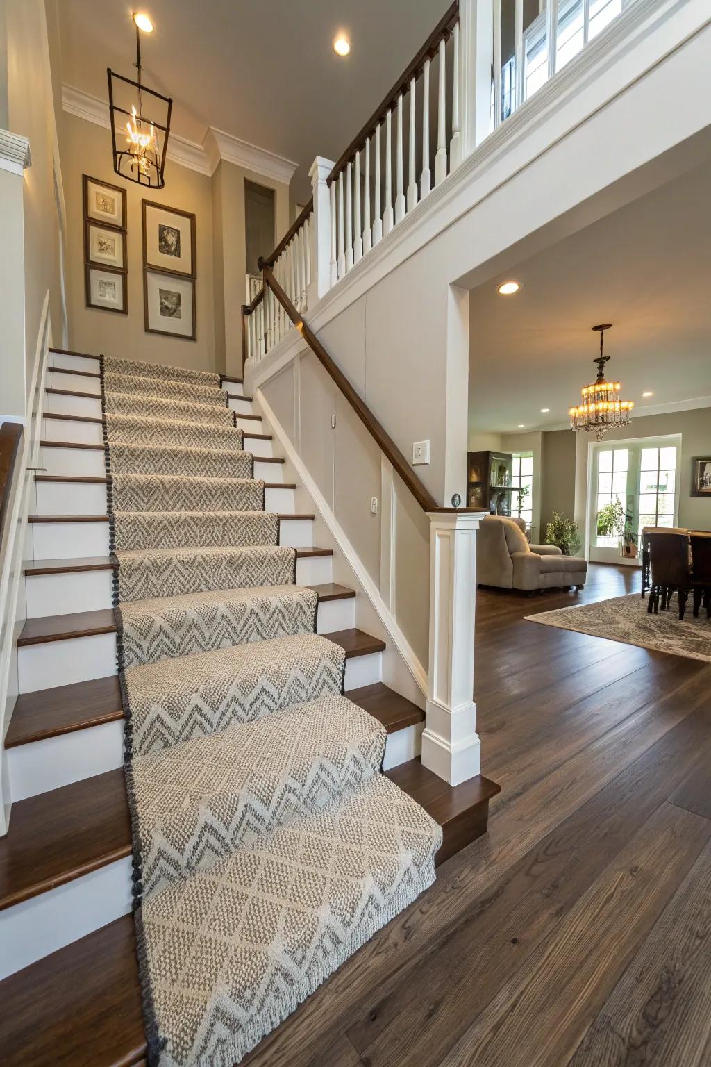 Mix ground covering aesthetics for a unique look.