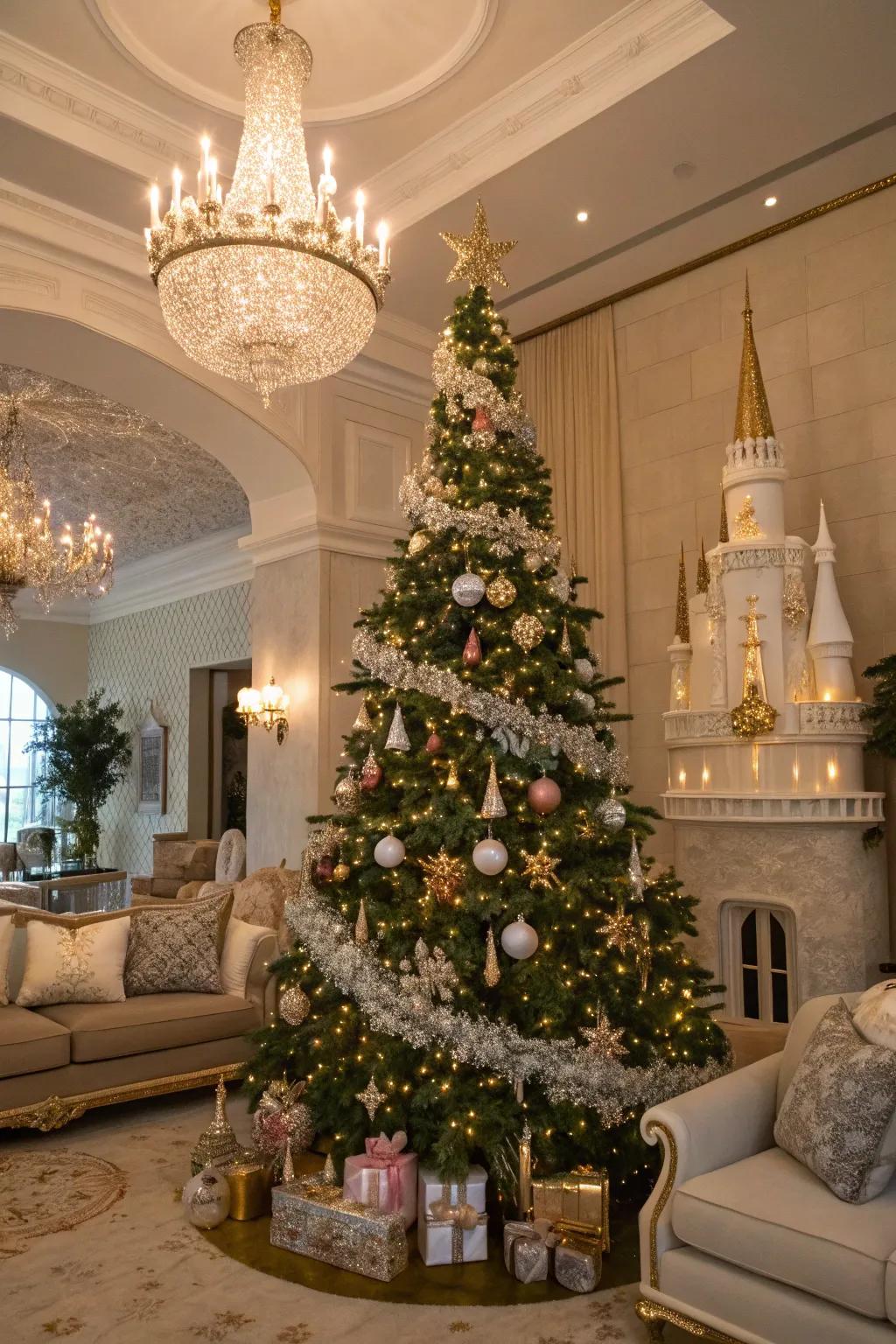 A kingdom-themed tree that adds royal charm to your holiday.