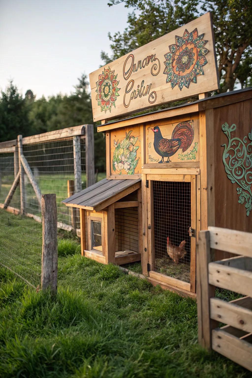 Bespoke plaques introduce a personal and singular element to your coop.