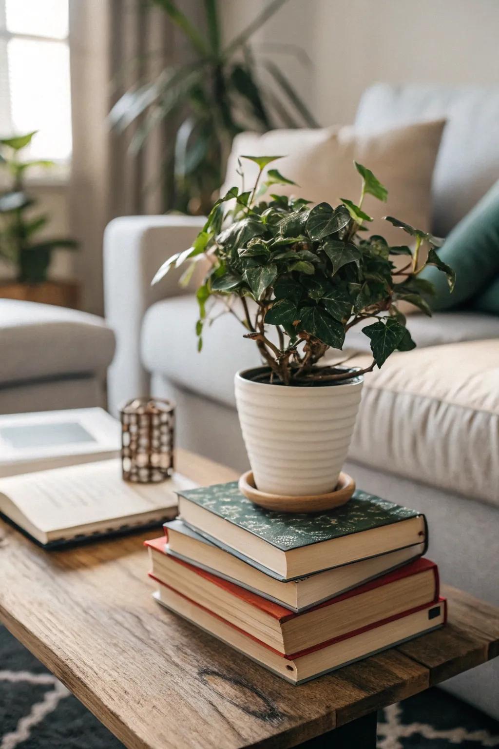 Incorporate verdant elements to lend vitality and coloration to your aesthetic.