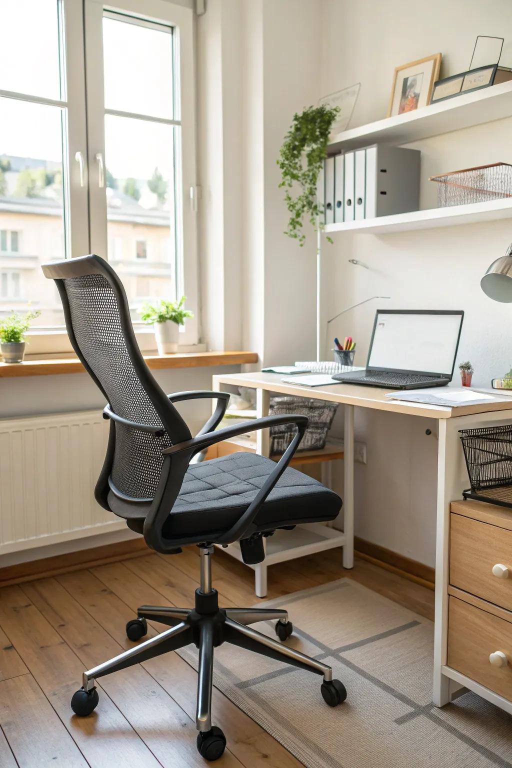 Ergonomic seating creates the perfect blend of style and ease.