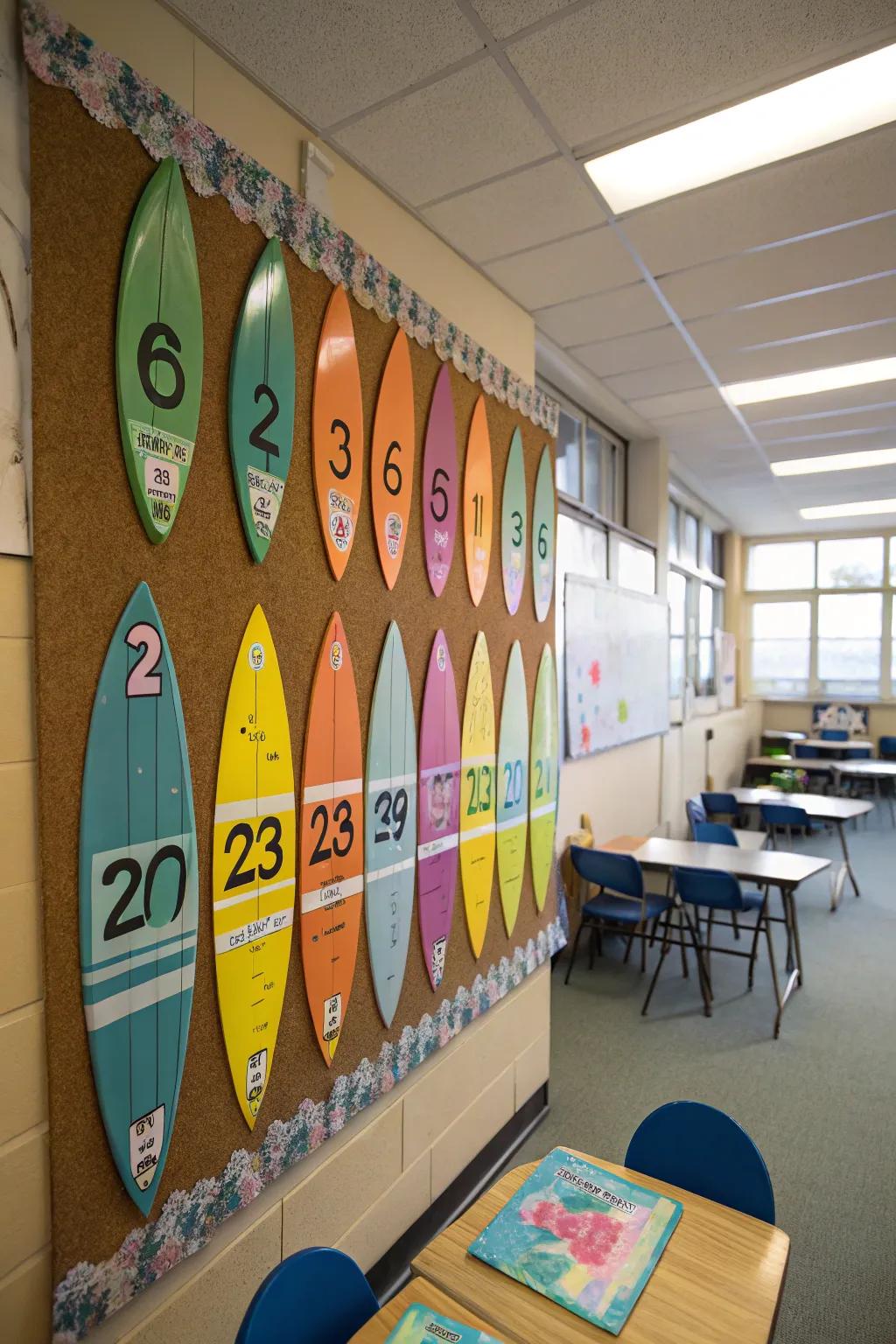 Waveboards riding the wave to summer holiday.