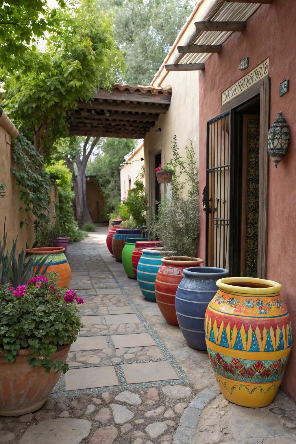 Express your style with ornamental jars and containers.