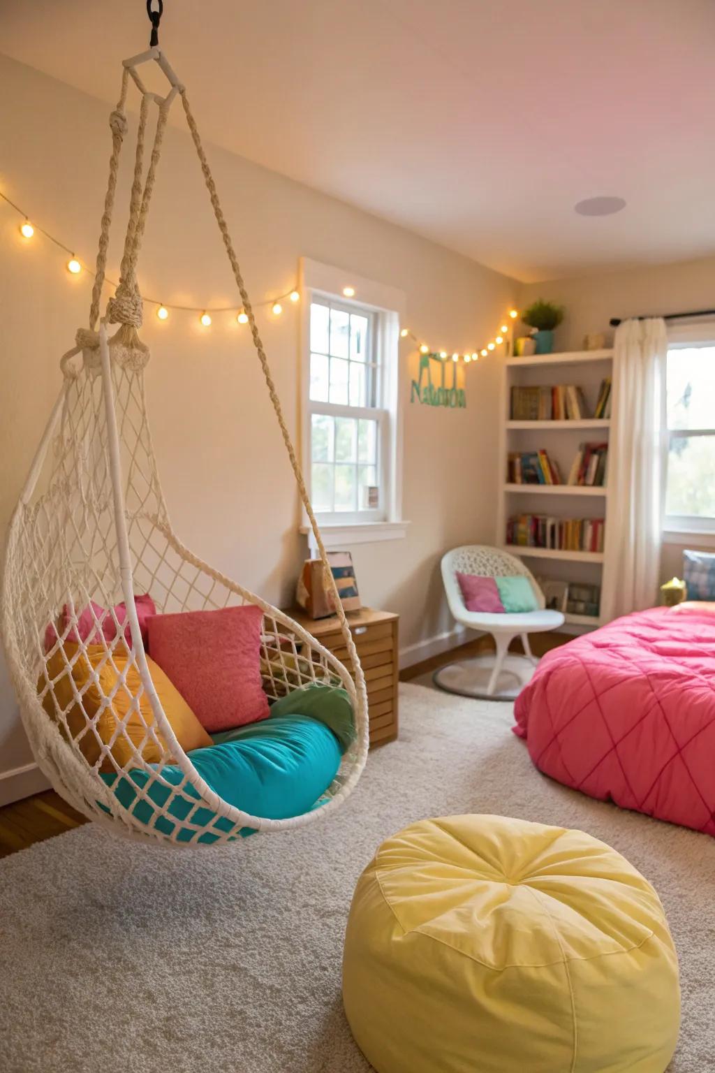 Fun chairs, perfect for chilling.