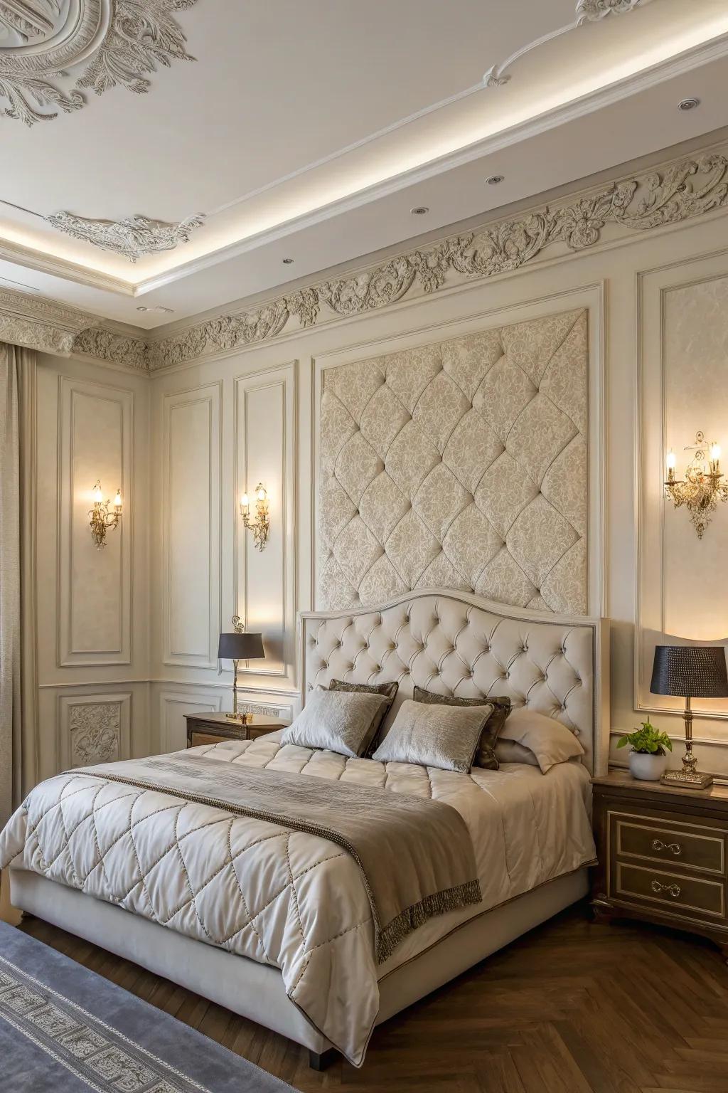 Architectural elements bestow sophistication and elegance.