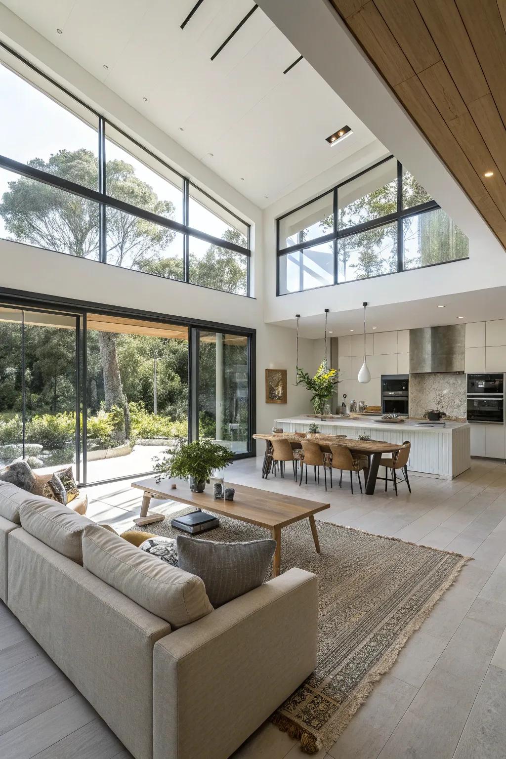 A roomy and sprawling living zone that supports effortless flow and ease.