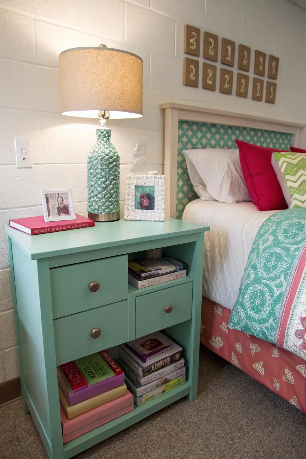 A cohesive color scheme ties the entire residence room together beautifully.