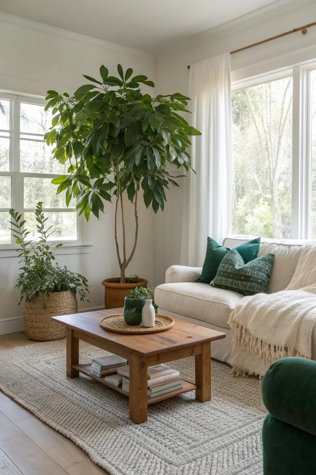 Bring nature inside with lush greens. 🌿 #PlantLovers #NaturalDecor #GreenHome