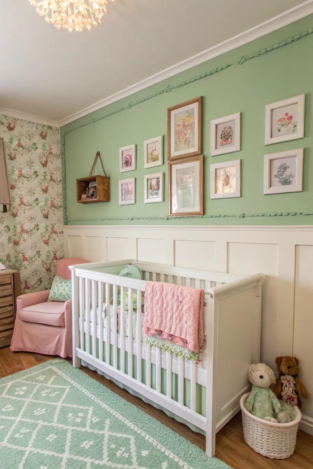 Framed panel detail introduces a hint of elegance and sophistication.