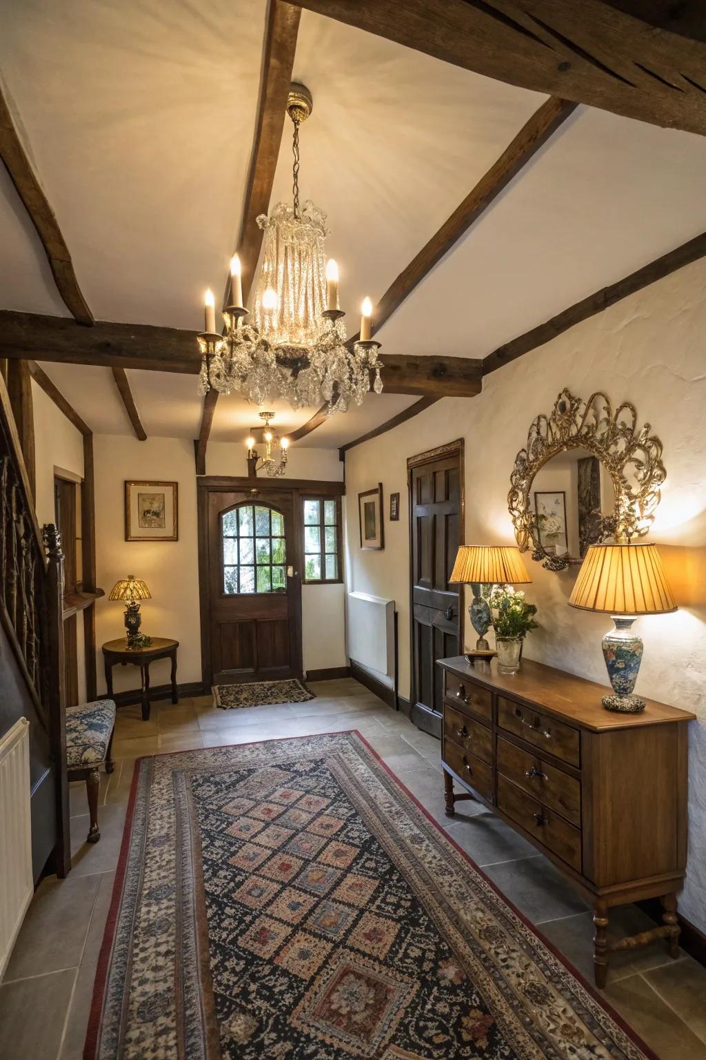 Quaint details personalize any space.