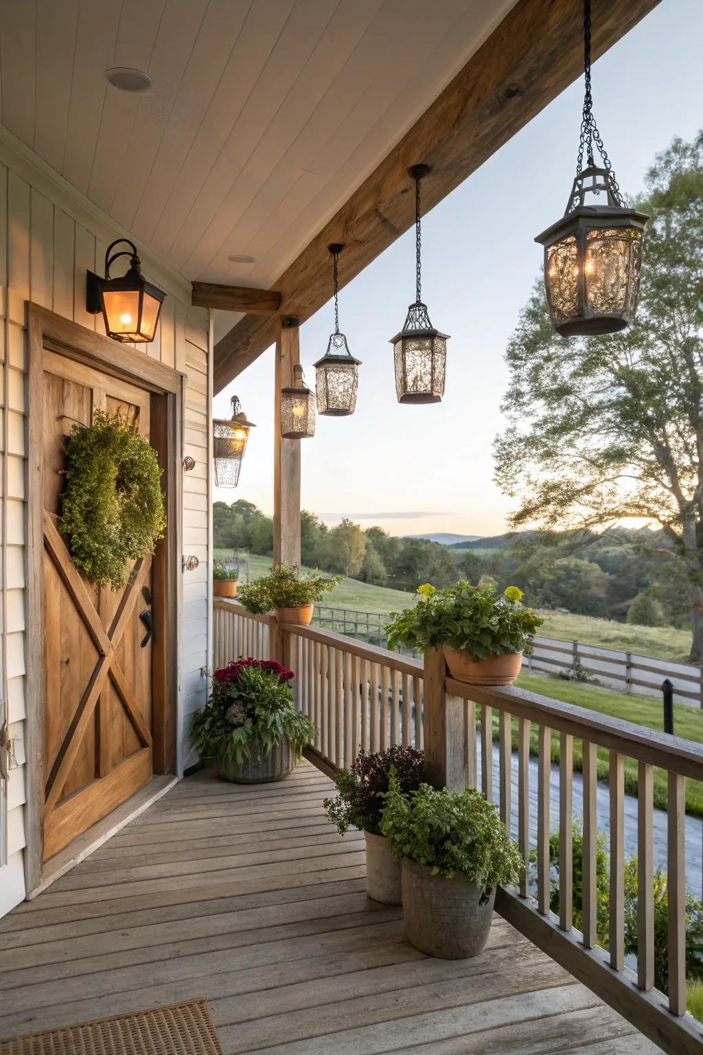 Lights constitute a delightful exterior presentation.