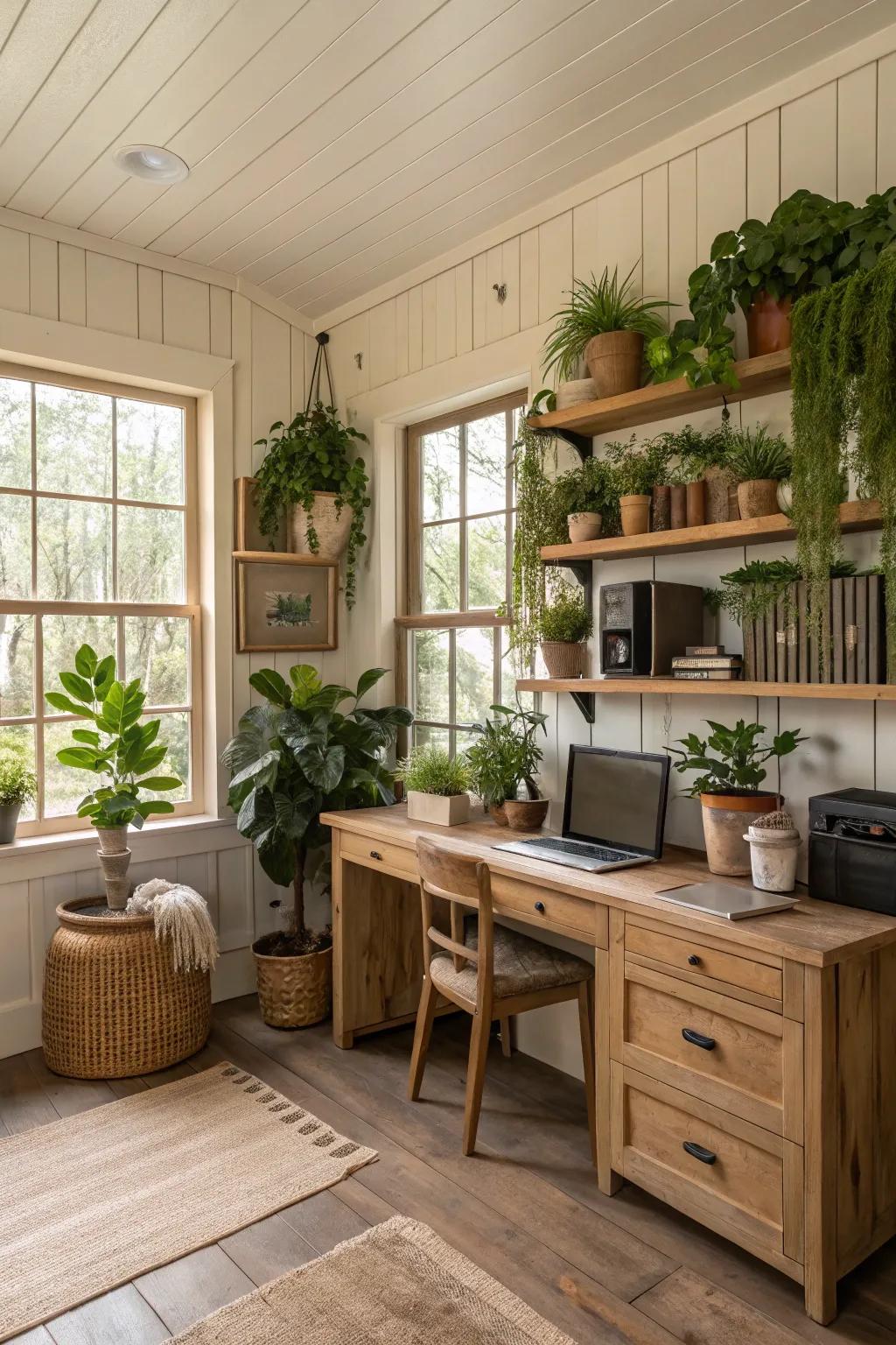 Lush greenery brings life and energy to your office.