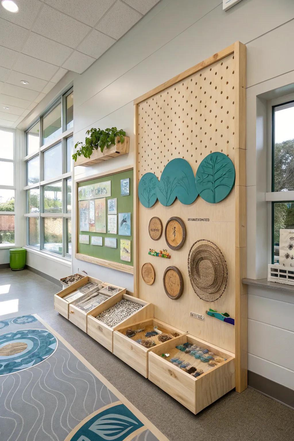 Transform curiosity into discovery with an interactive science zone. #ScienceInspiration #HandsOnLearning