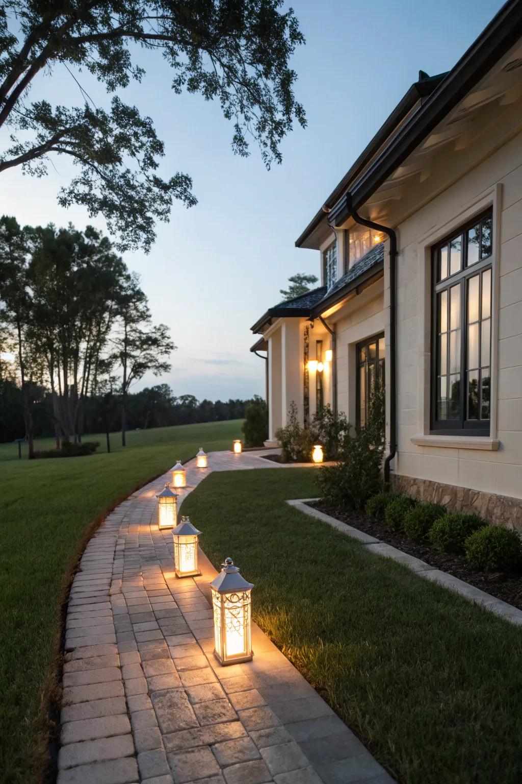 Outside lighting enriches your home’s appearance and safety.