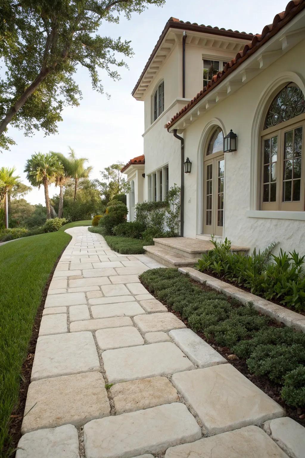 Chalkstone pavers offer a radiant and adaptable pick for any dwelling.
