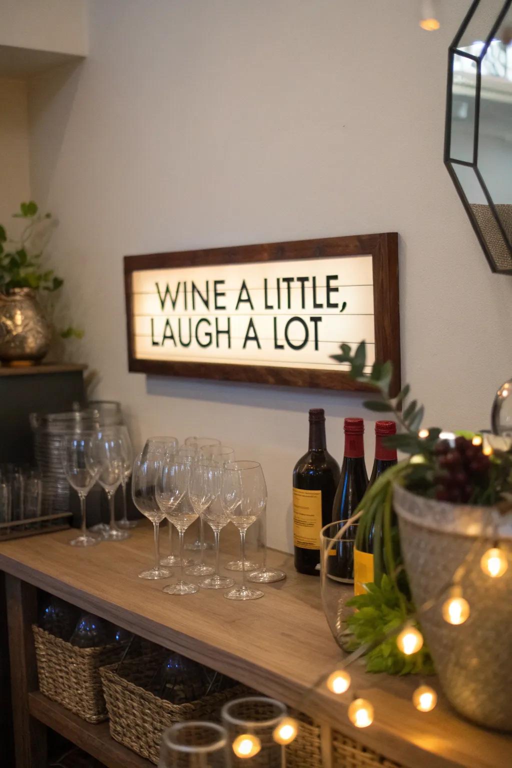 A prompt to cherish the simple pleasures.