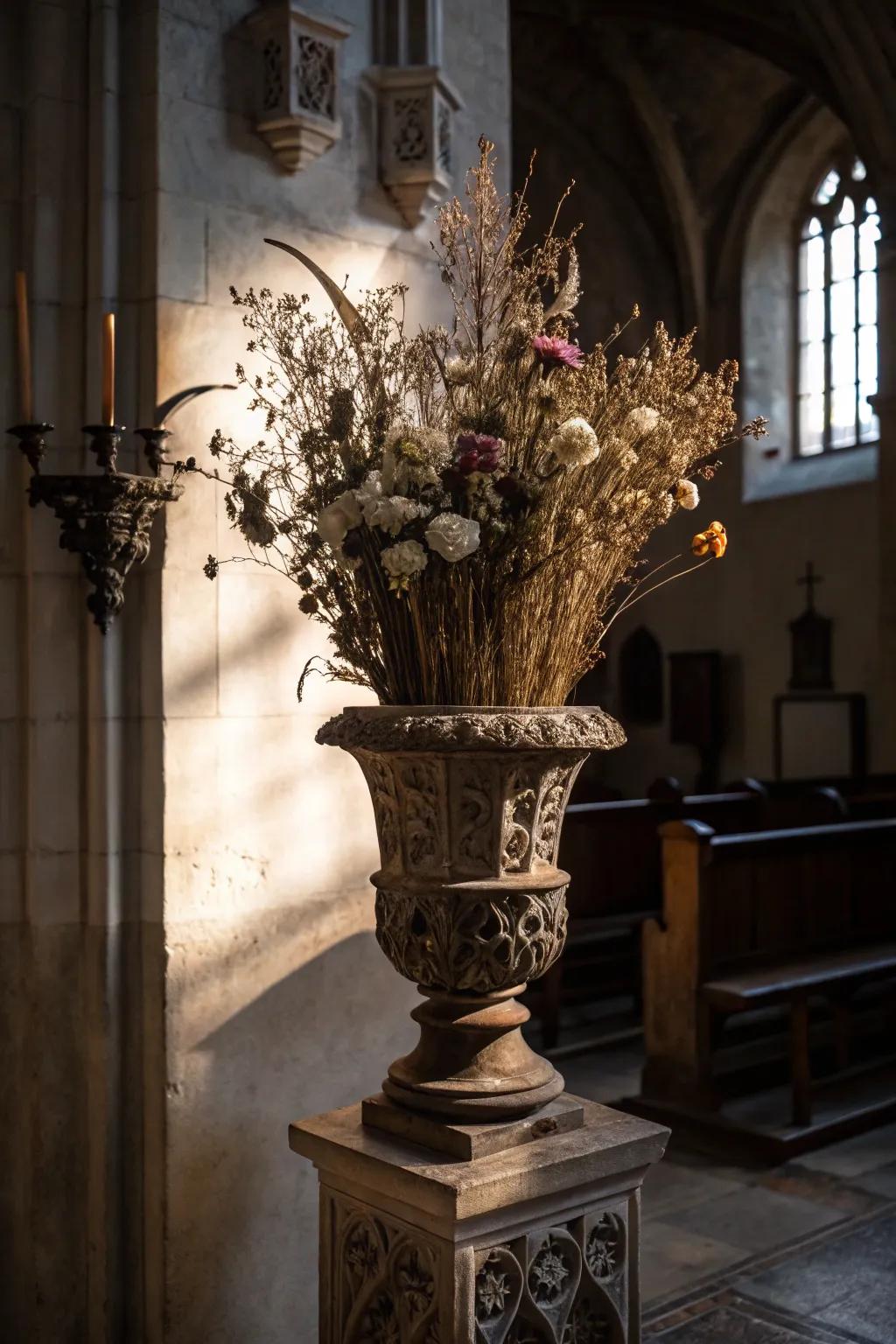 Nature's splendor with a gothic rendition.