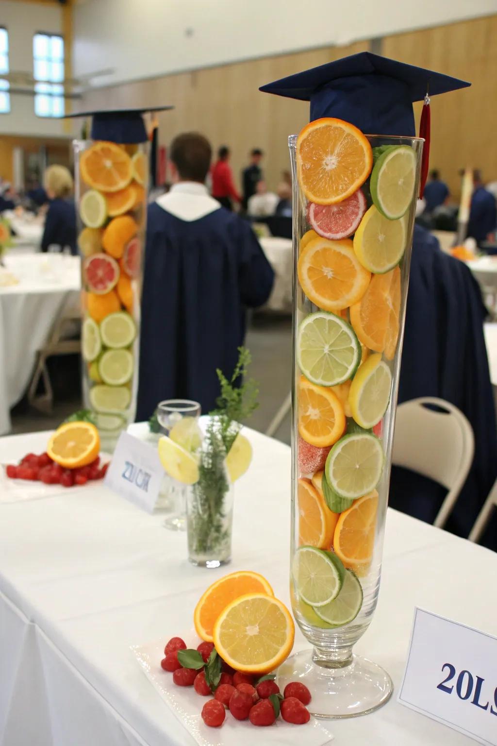 Citrus vessels bringing a revitalizing, fresh look to the table.