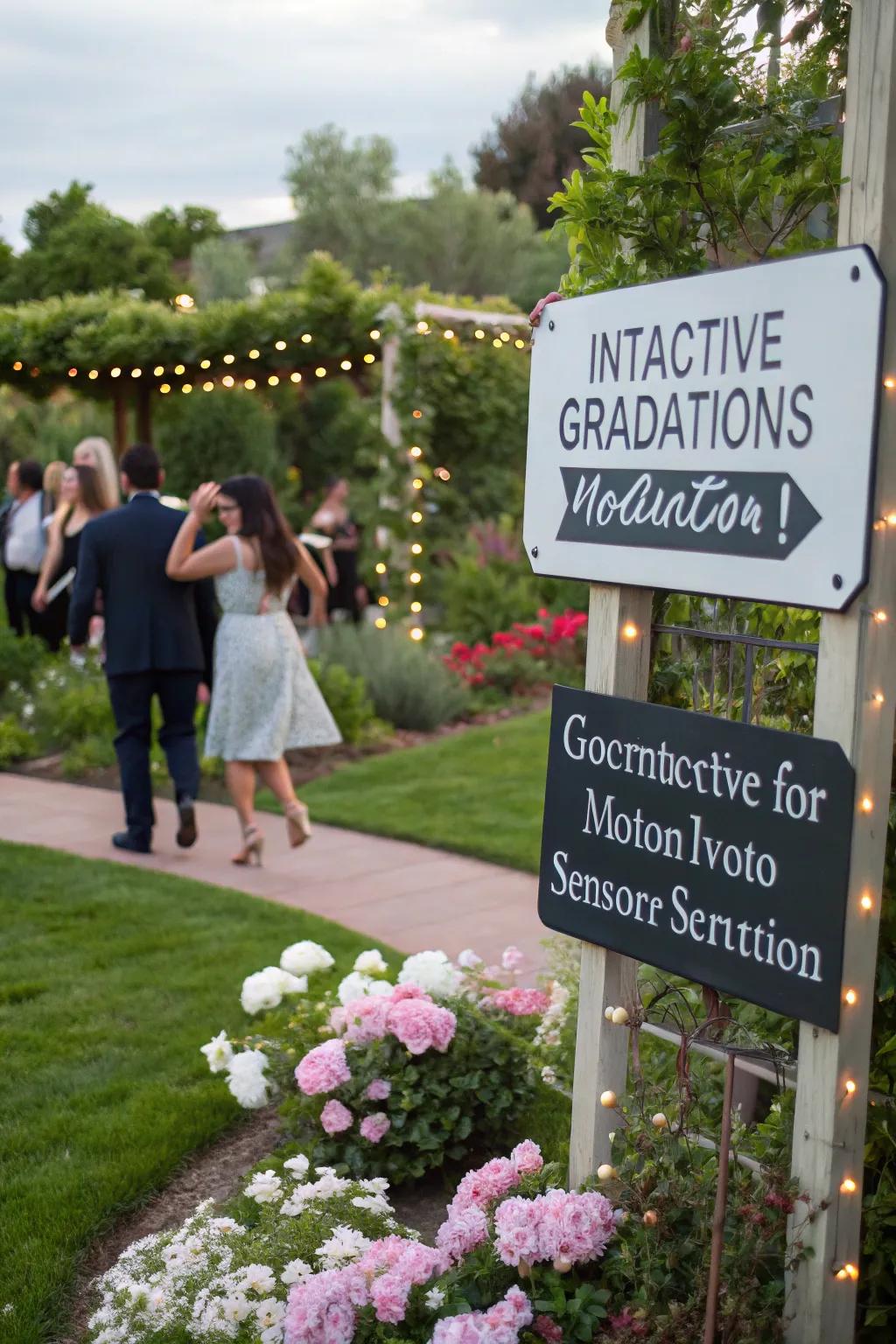 Surprise guests with interactive tech-enhanced sensory markers.