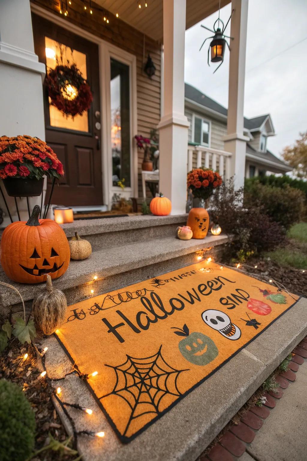 A personalized element makes your spooky season setting distinctively yours.