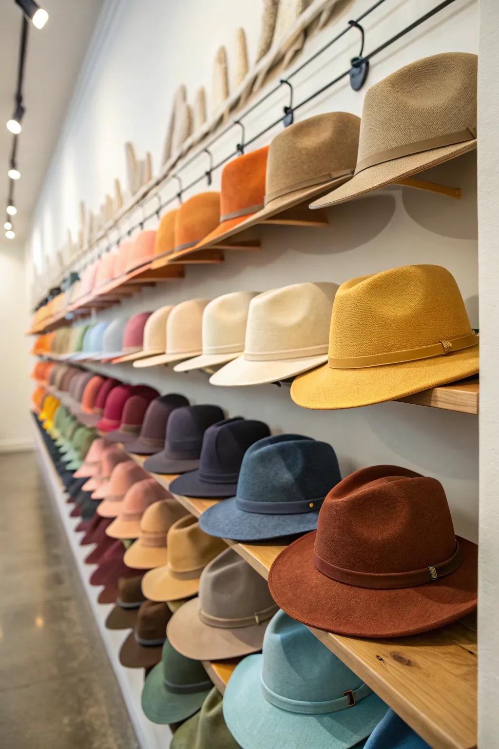 Hue scheme for a visually engaging display.