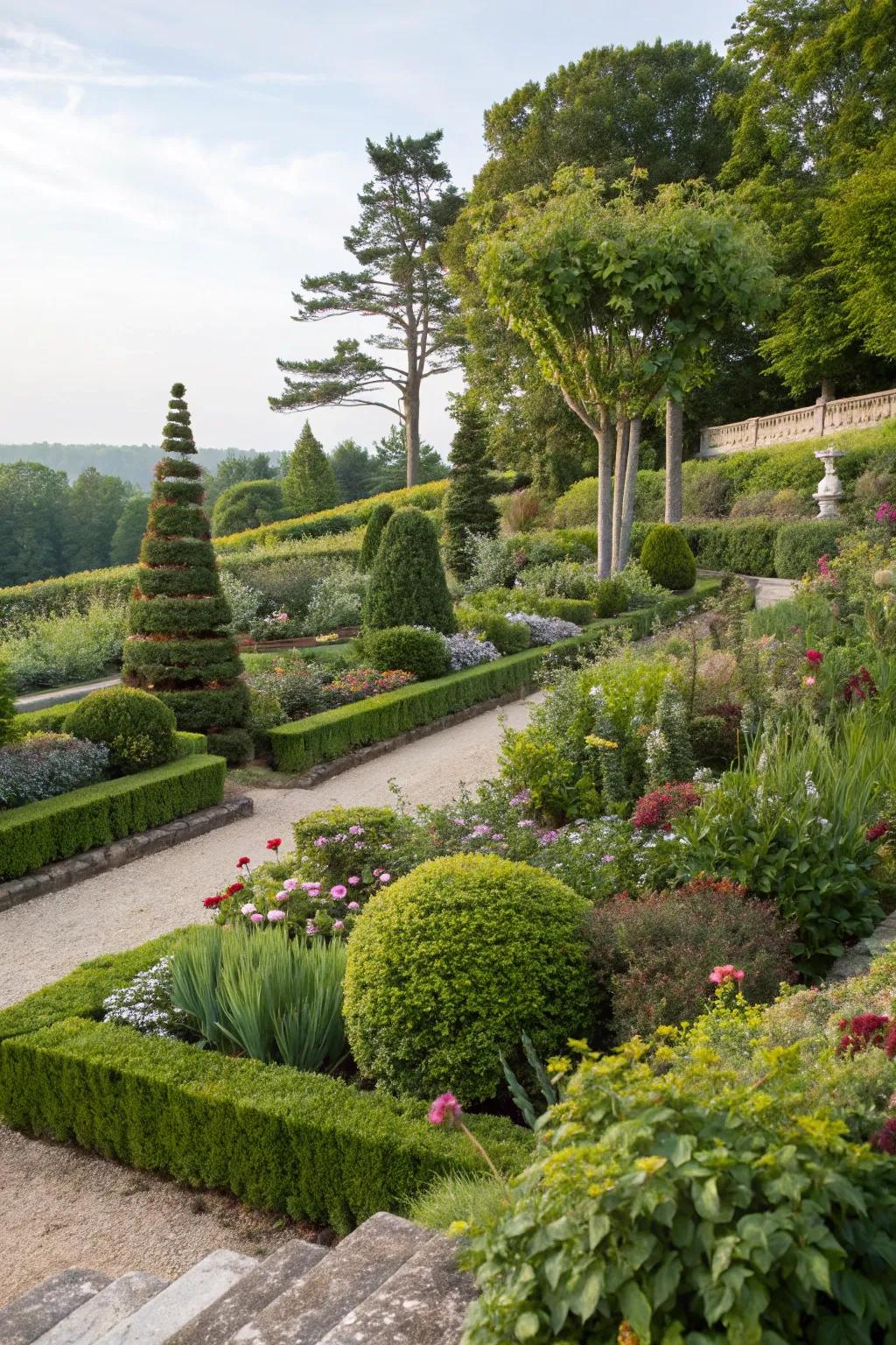 Layered plants give additional depth to your scene.