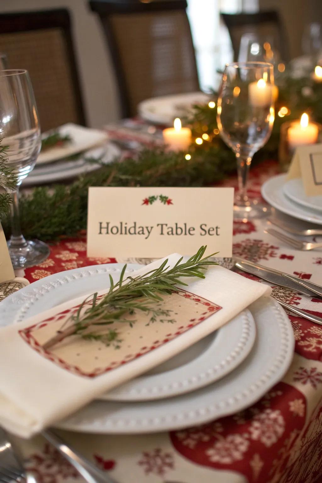 Personalized seating plans introduce a special touch for your guests.