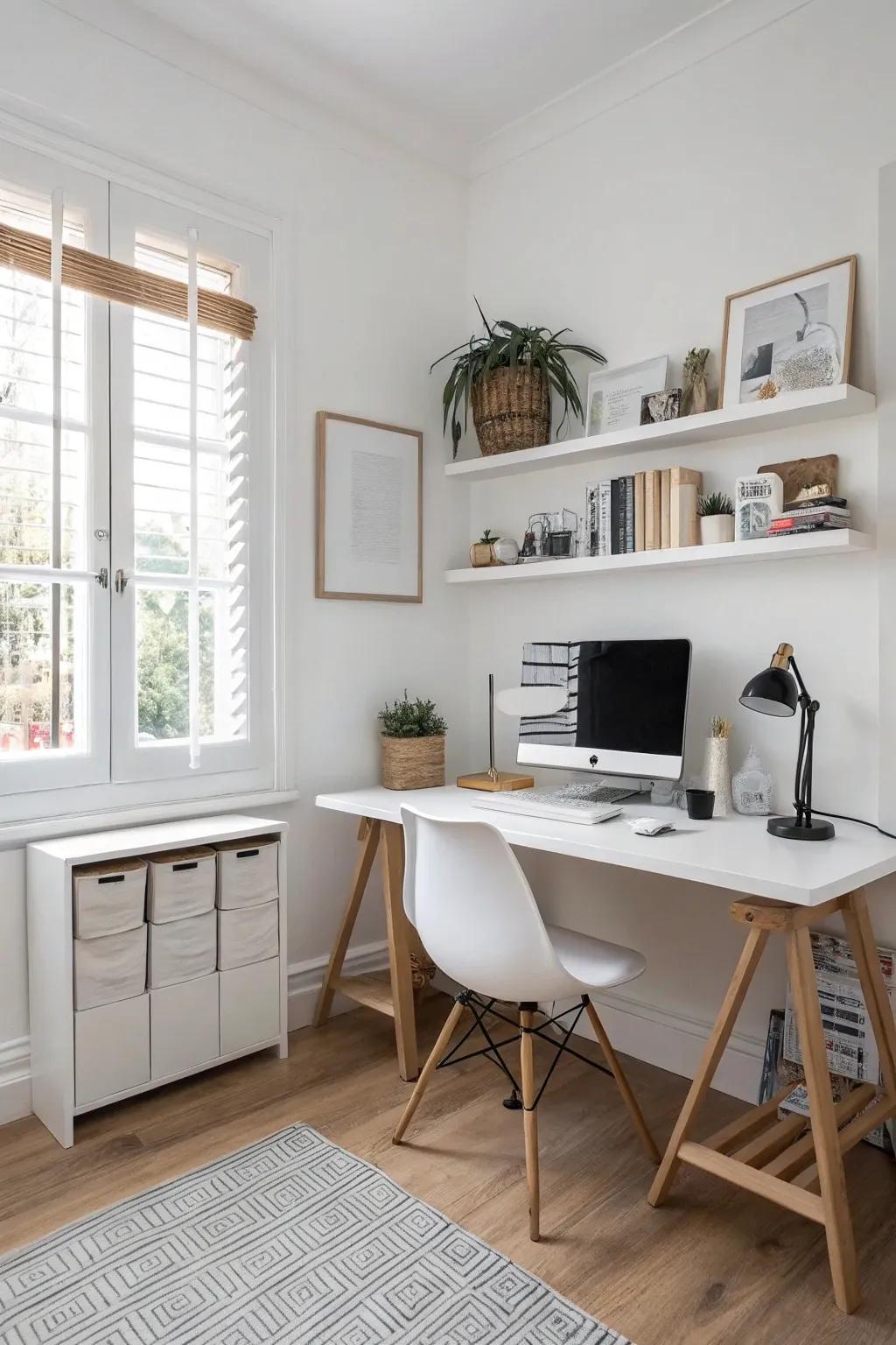 Simple arrangements foster concentration and clarity.