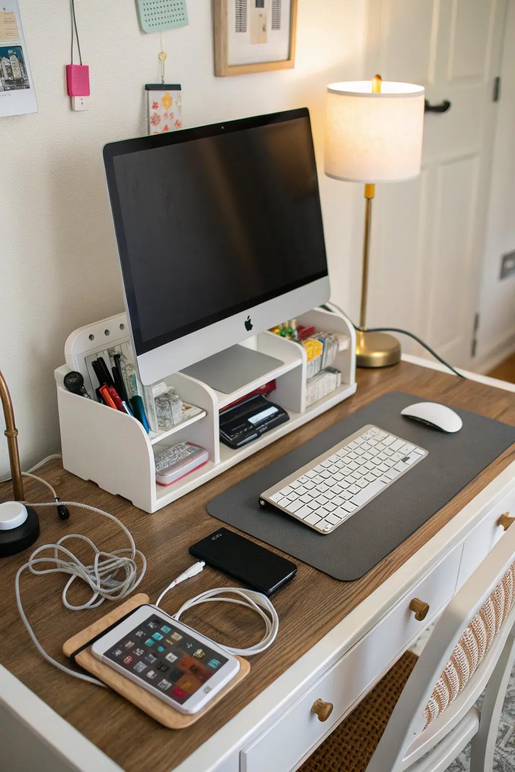 Technology fostering learning without causing clutter.