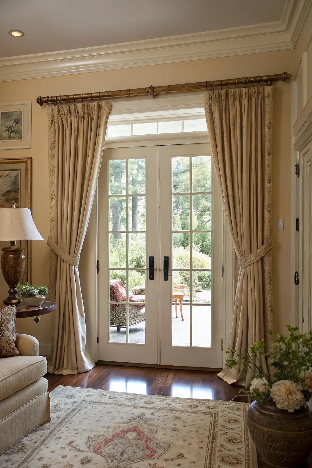 Harmonious integration using décor enhances the overall chamber visual.