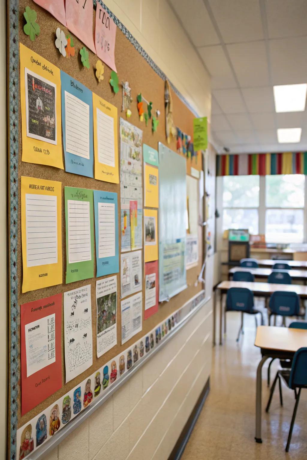 Structured boards aid in learning and concentration.
