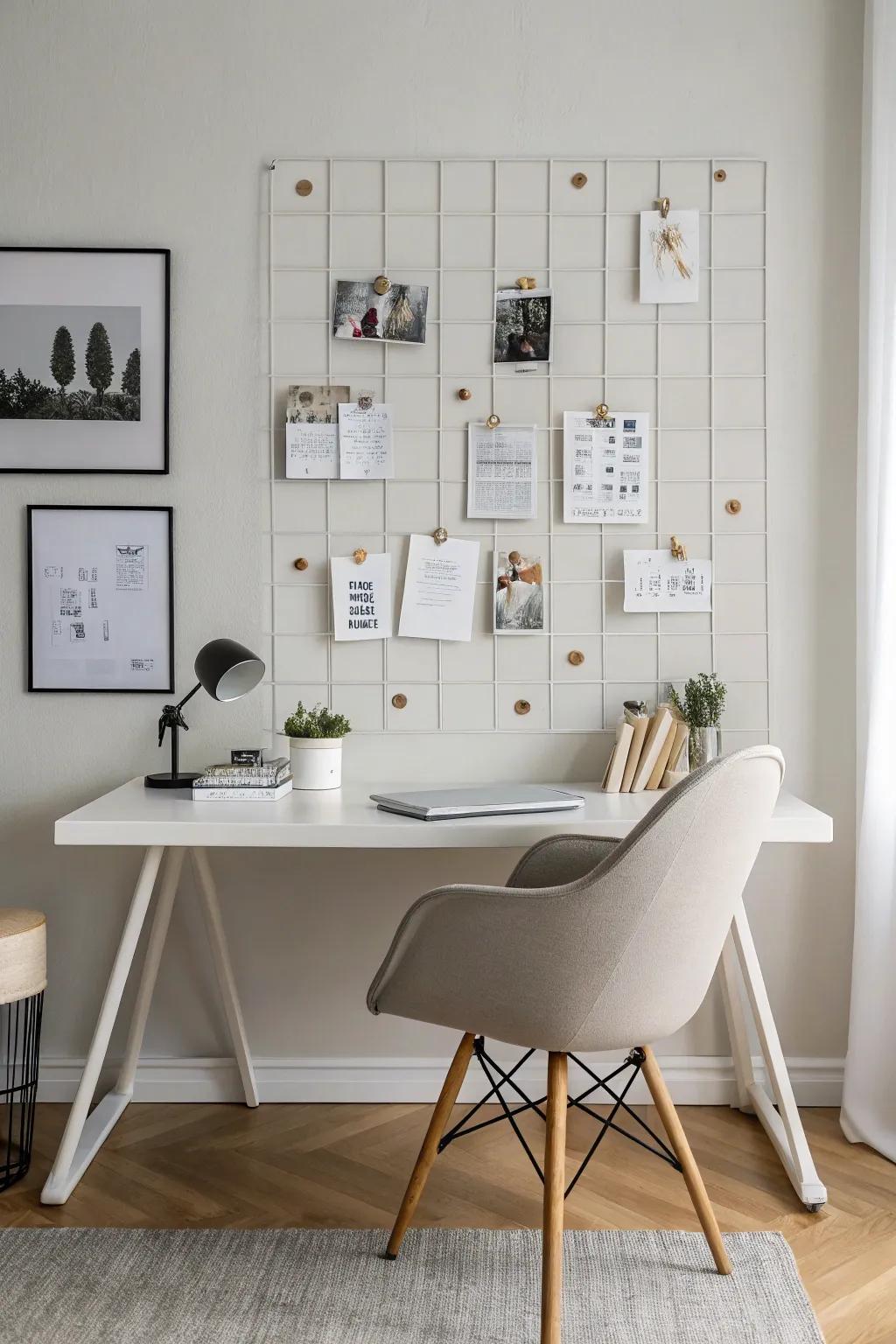 Find the charm of simplicity with a minimalist display.