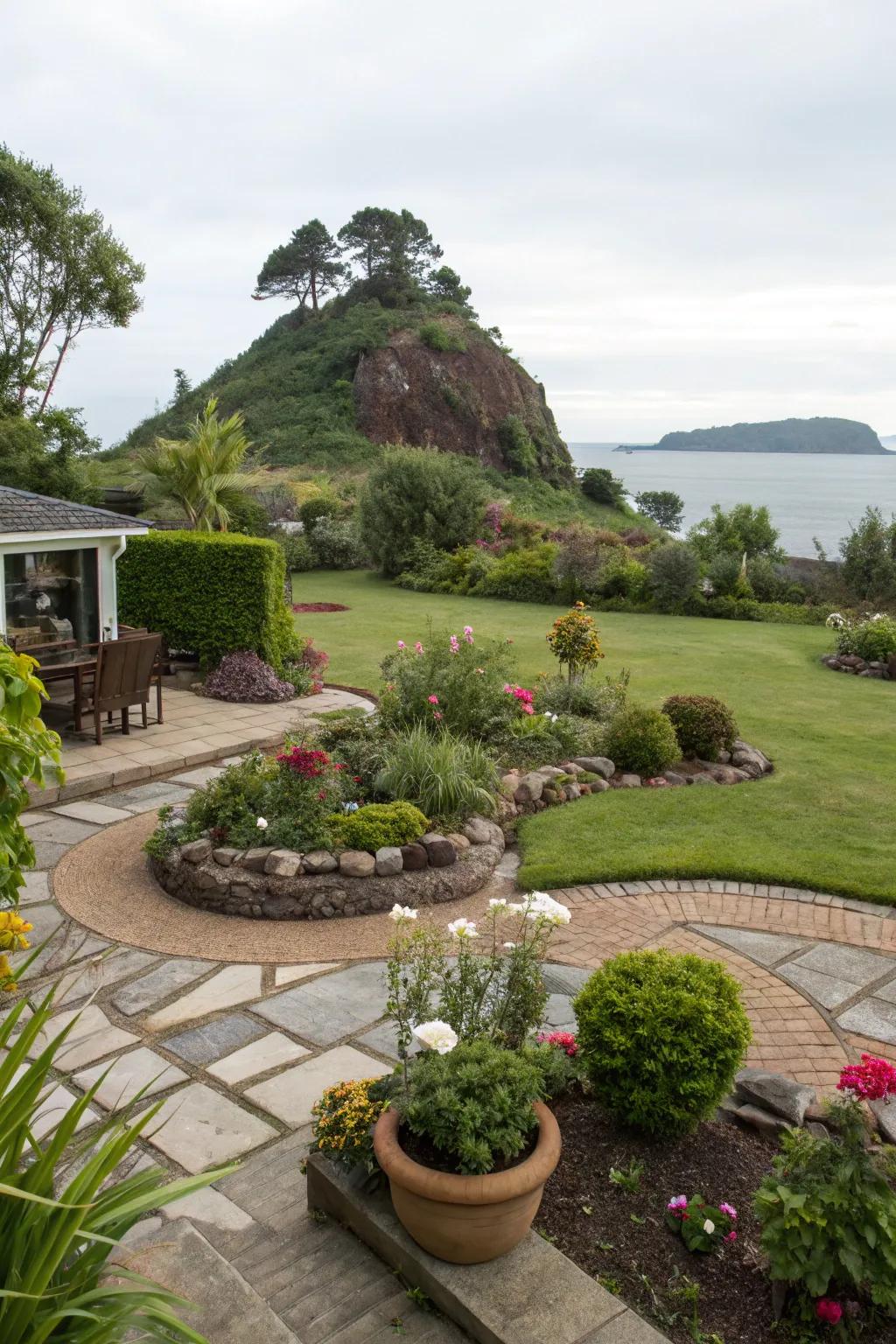 Position your island for optimum visual enjoyment.