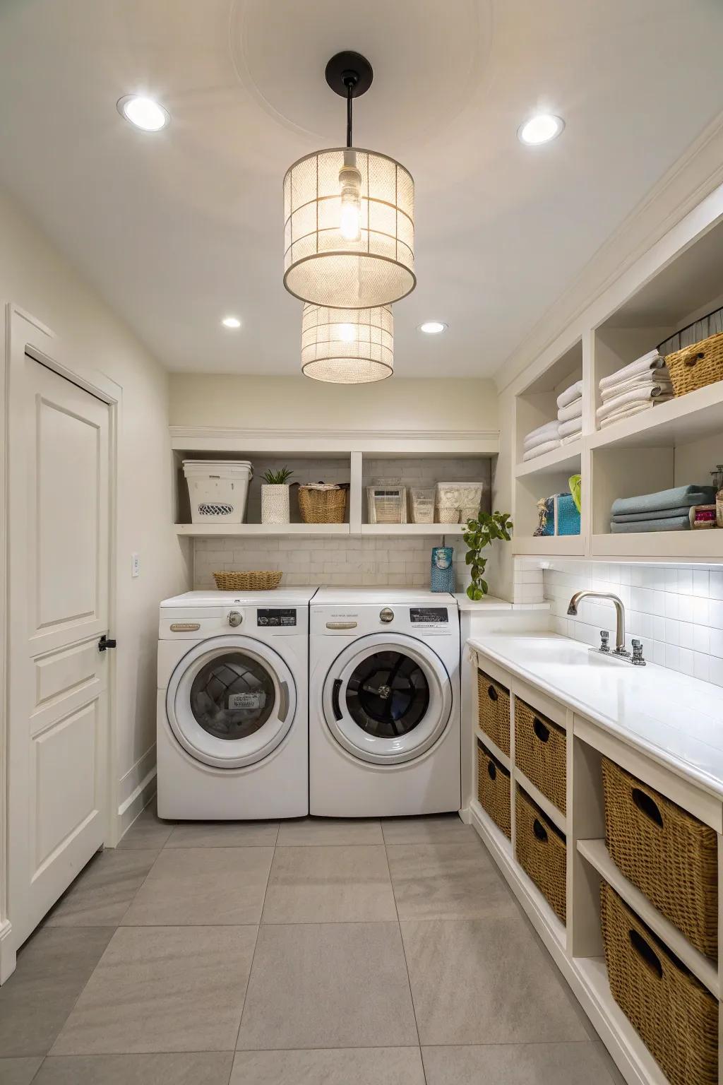 Semi-flush mounts are perfect for low ceilings.