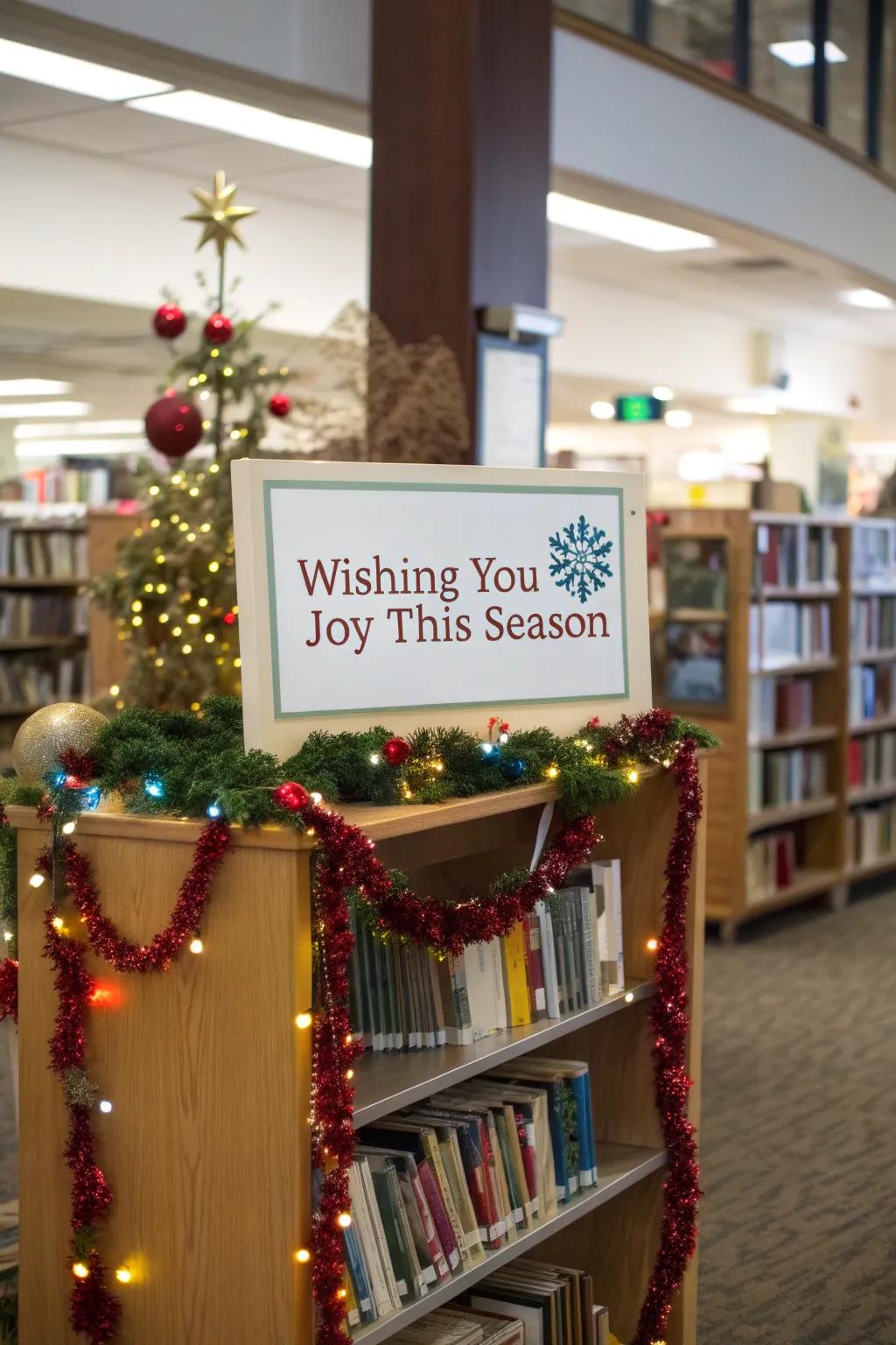 Enrich your displays with meaningful seasonal citations.