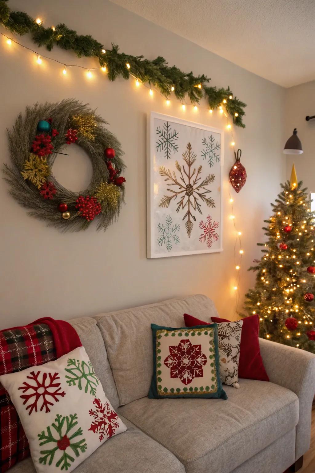 Artistic impressions can elevate your holiday ornamentation to new heights.
