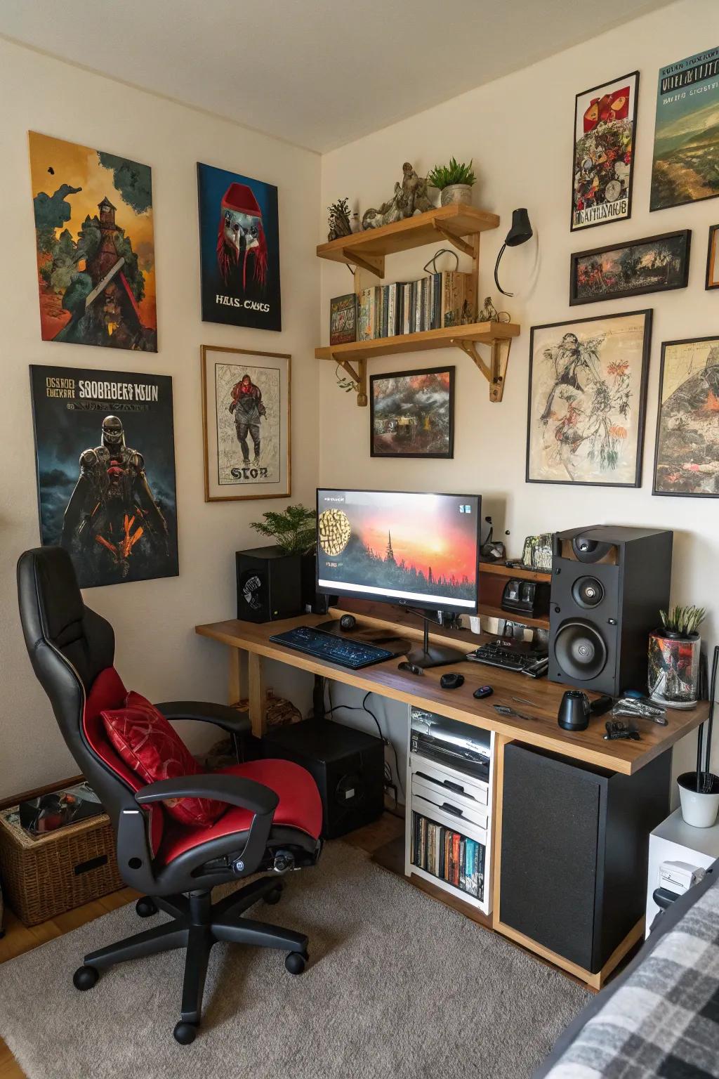 Personal touches make the space truly yours.