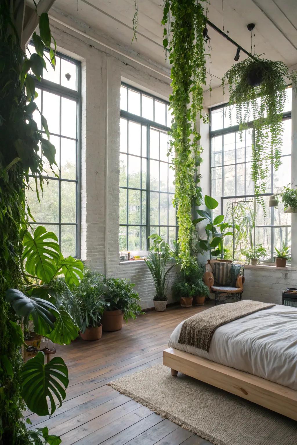 Inject life into your space with greenery.