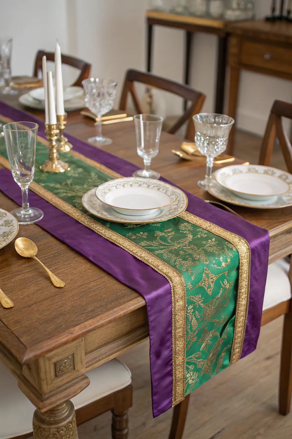 Table runners are a straightforward yet efficacious means to adorn your dining expanse.