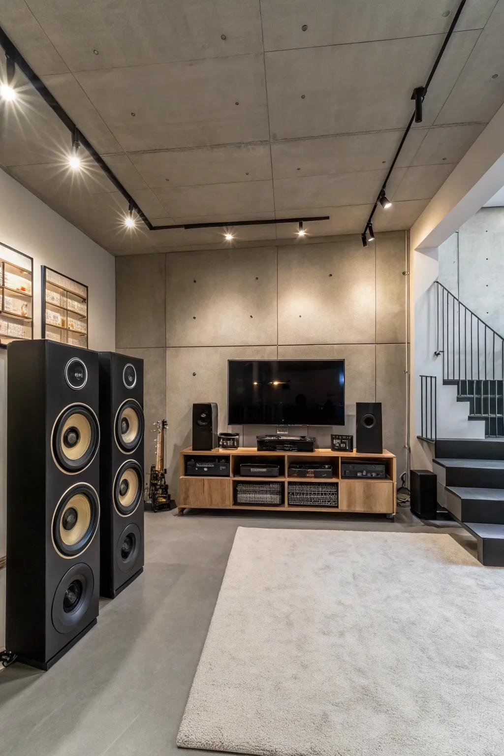 Immerse yourself in exceptional sound quality with a carefully planned audio system.