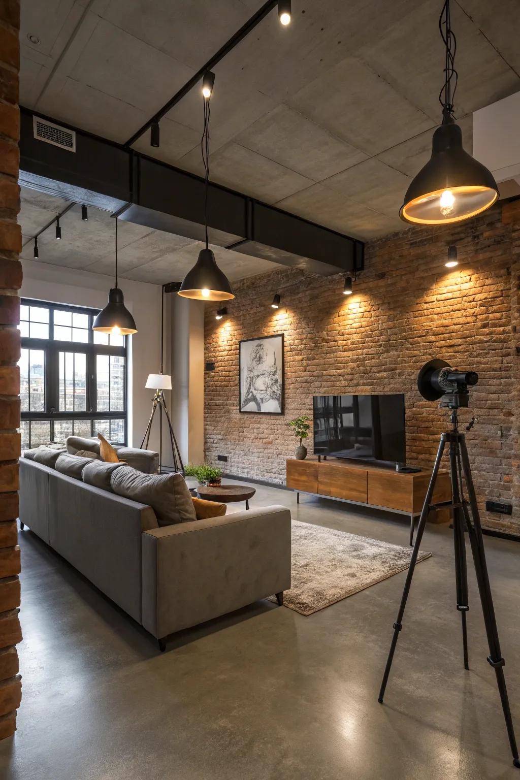 Contemporary illumination fixtures enhance both utility and flair.