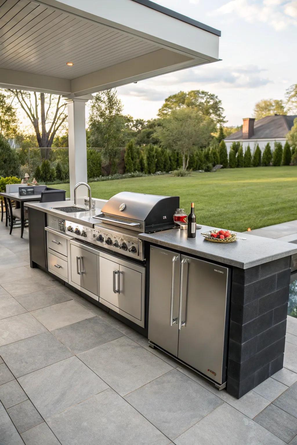 Modern gadgets make outdoor cooking simple.