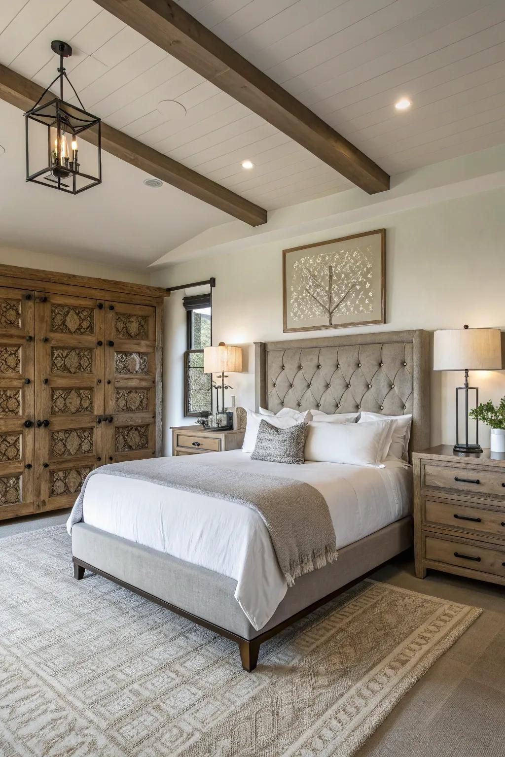 A mix of old and new features fashions a balanced and dynamic design.