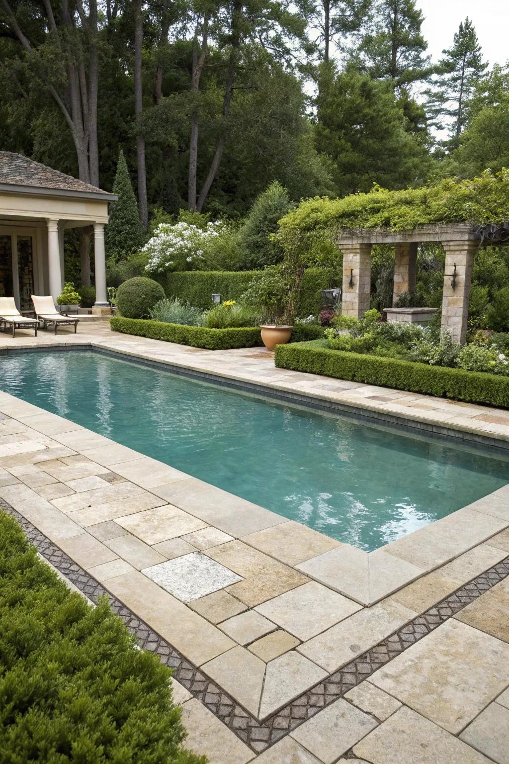 Original stone accents introduce timeless elegance.