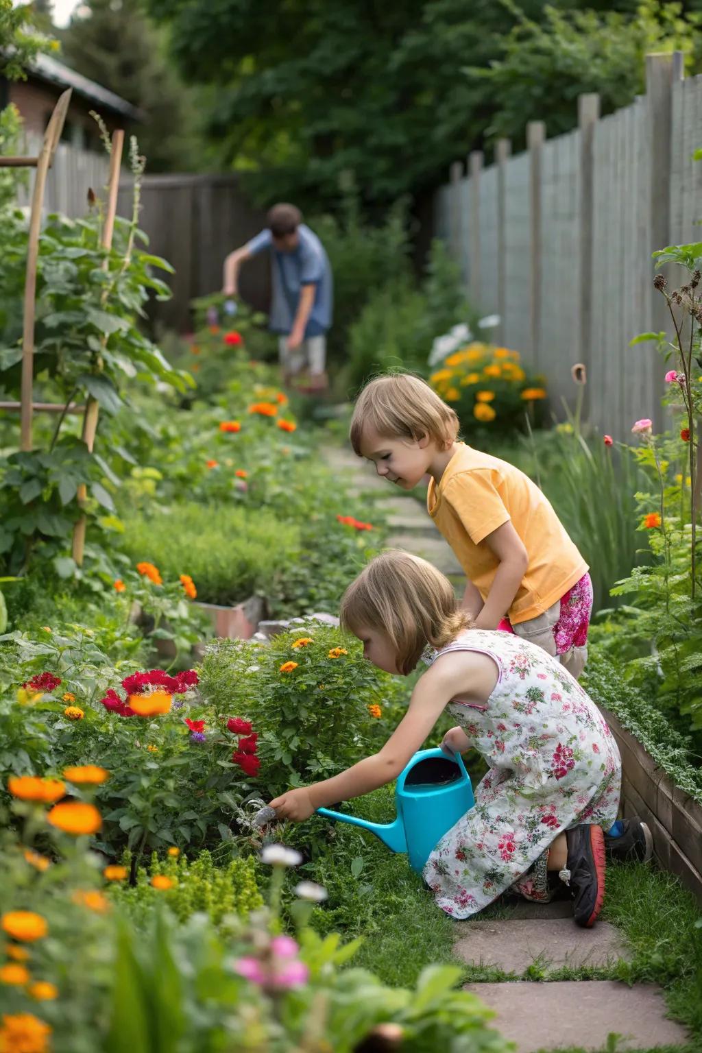 Gardens present a living classroom for young explorers.